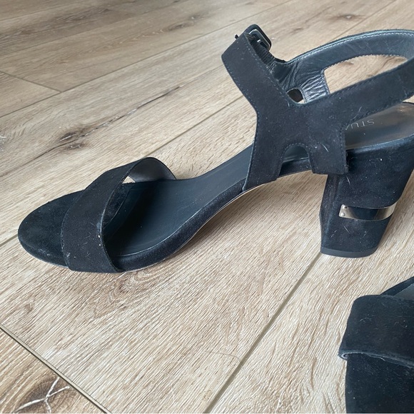 Stuart Weitzman suede bandeau sandals - Picture 7 of 12